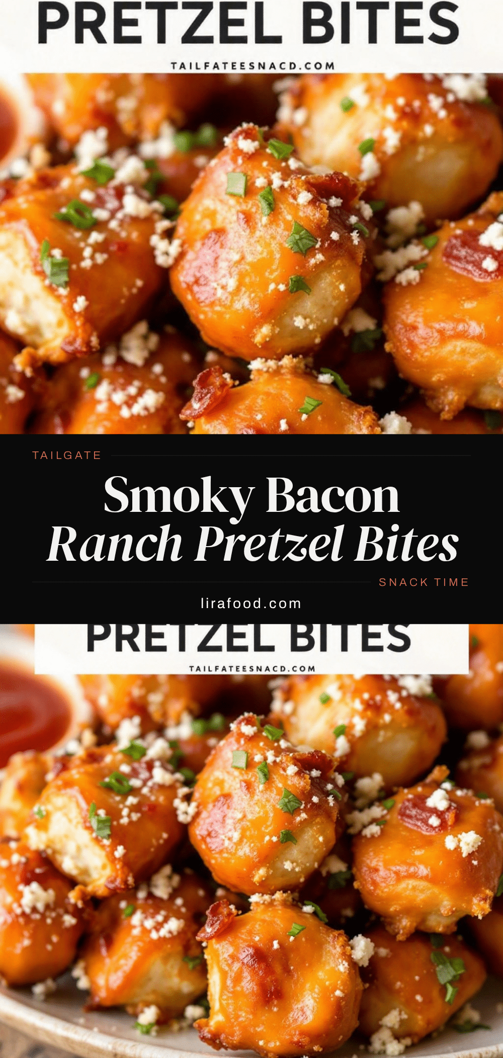 smoky bacon ranch pretzel bites recipe