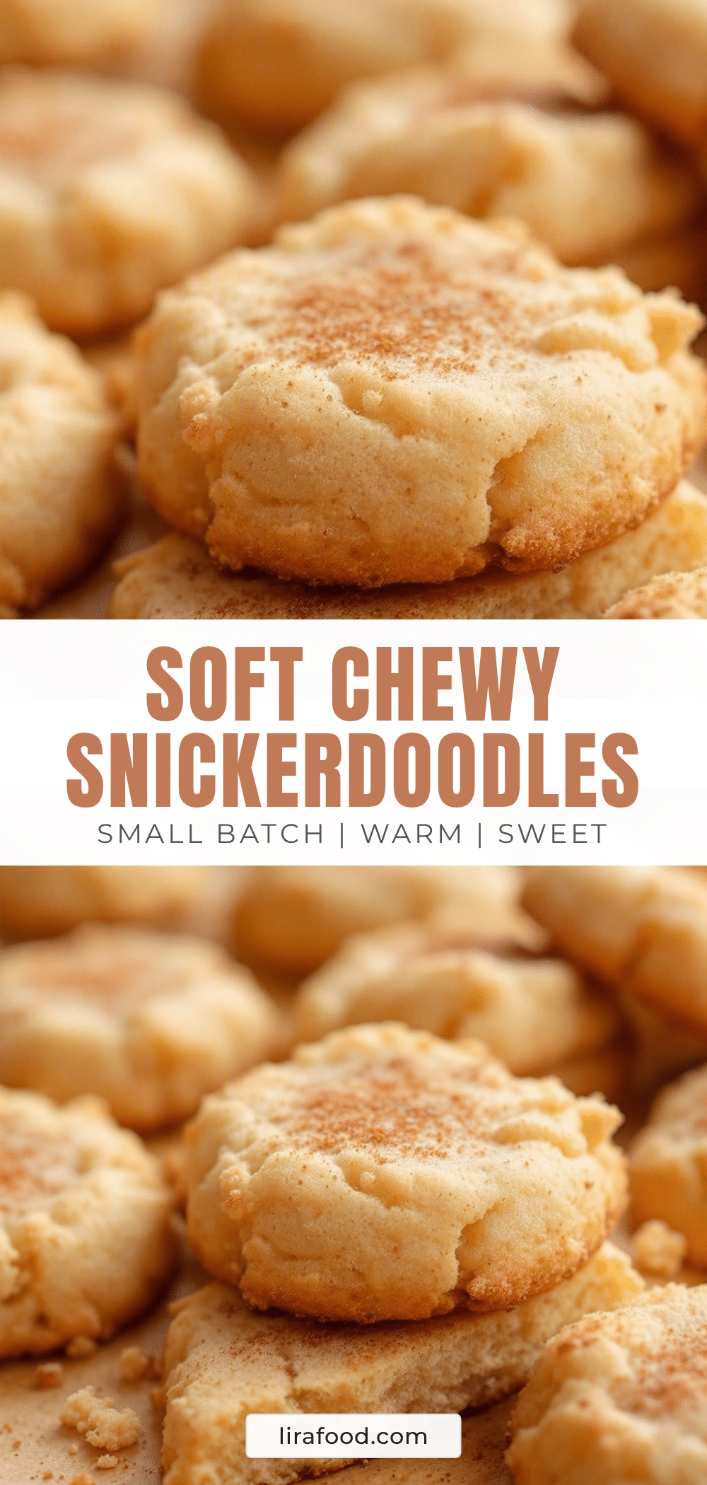 Soft Chewy Small-Batch Snickerdoodles recipe