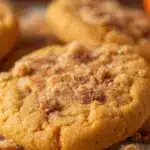 soft pumpkin snickerdoodle cookies - featured image