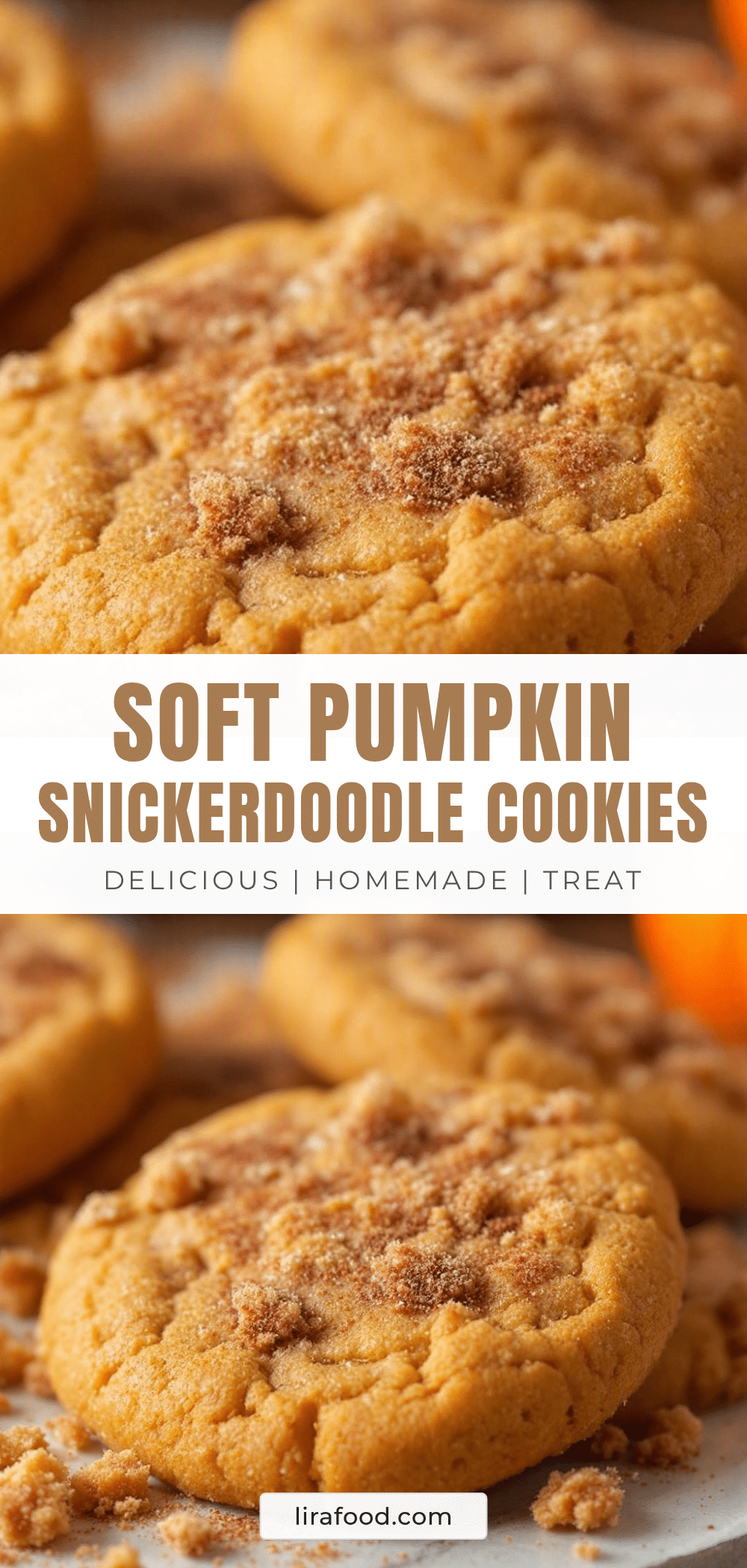 soft pumpkin snickerdoodle cookies recipe