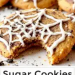 spider web sugar cookies - featured image