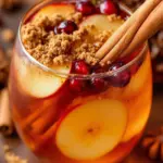 spiked apple cider sangria - featured image