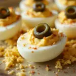 spooky fun deviled egg eyeballs - featured image