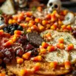 Spooky Graveyard Charcuterie Board - featured image