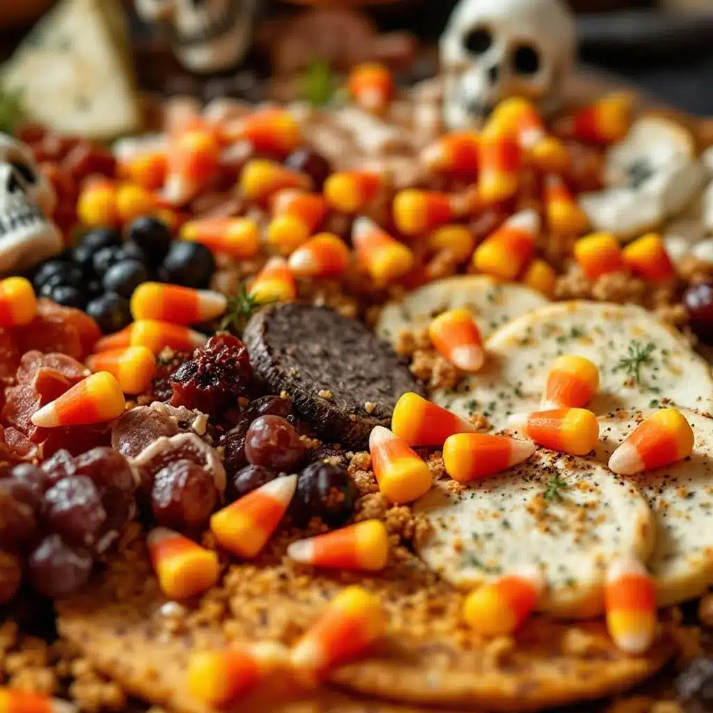 Spooky Graveyard Charcuterie Board - featured image