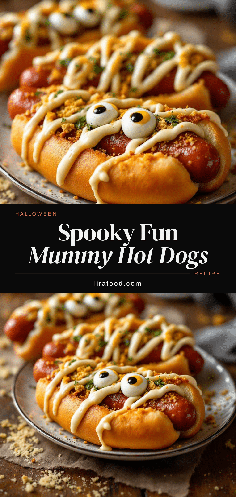 spooky mummy hot dogs recipe