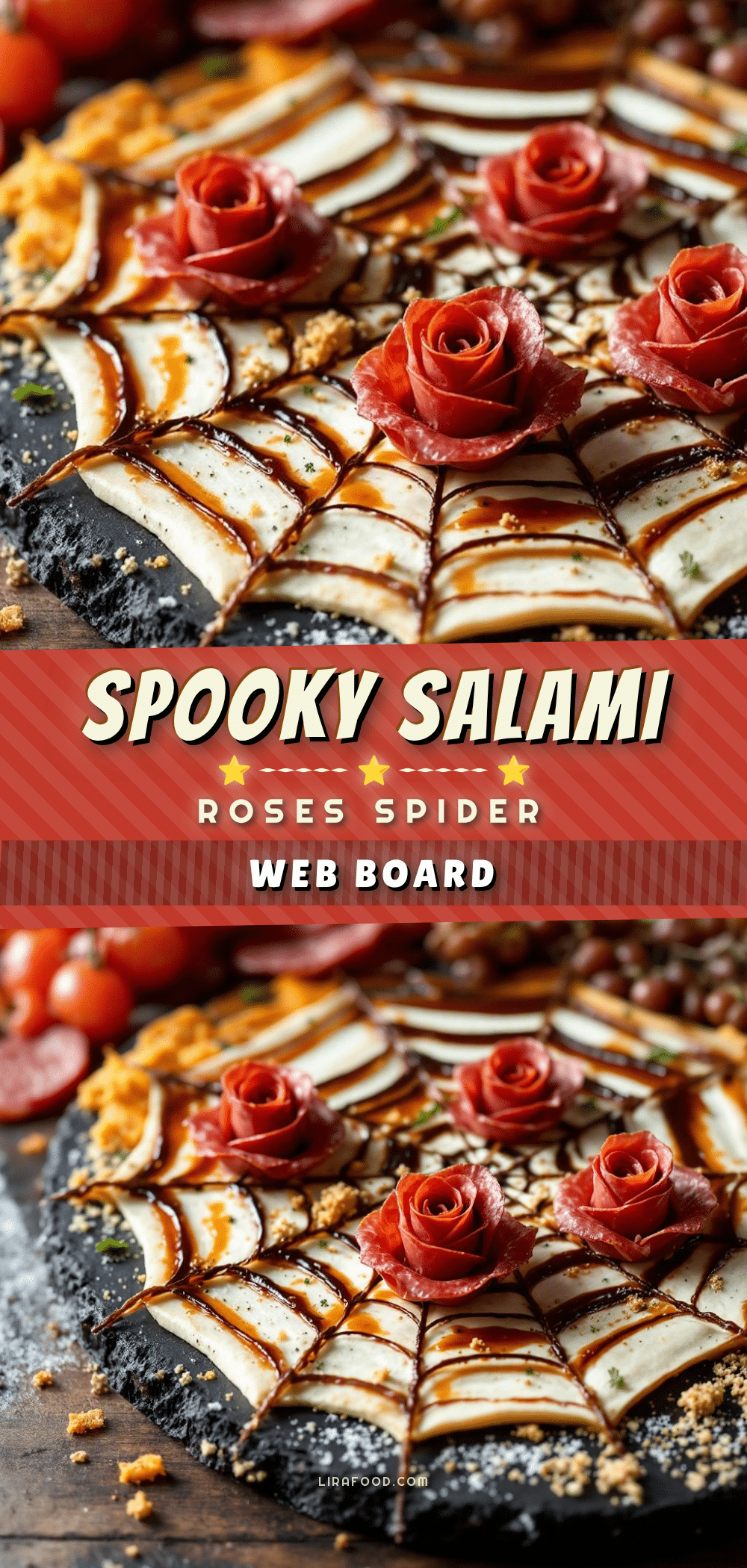 spooky salami roses recipe