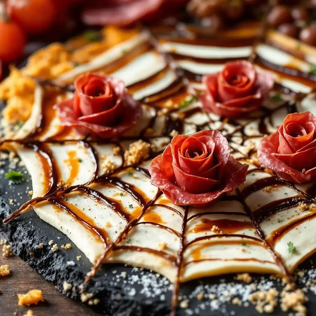 spooky salami roses - featured image