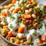 turkey and white bean skillet dinner - featured image