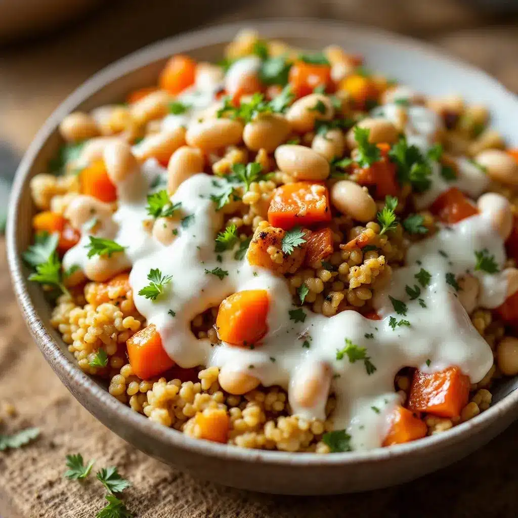 turkey and white bean skillet dinner preparation steps