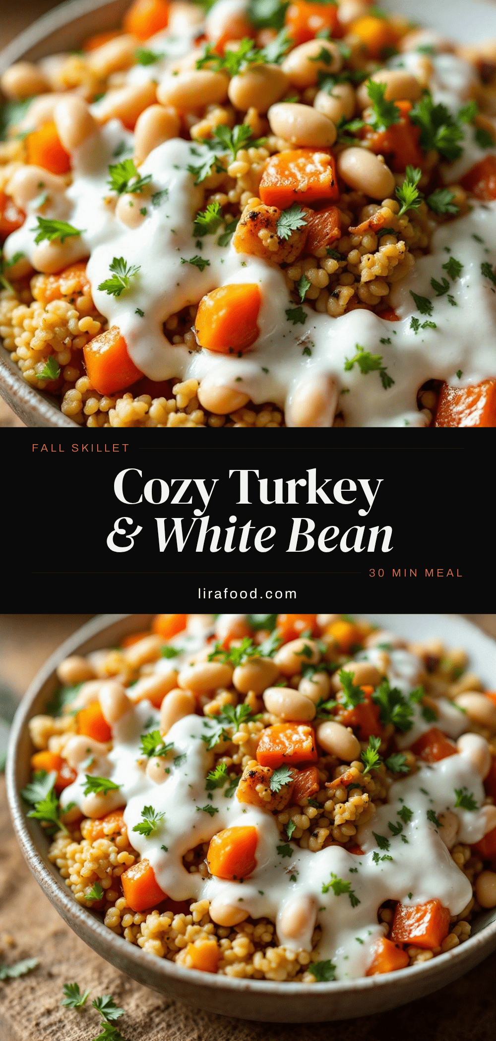 turkey and white bean skillet dinner recipe