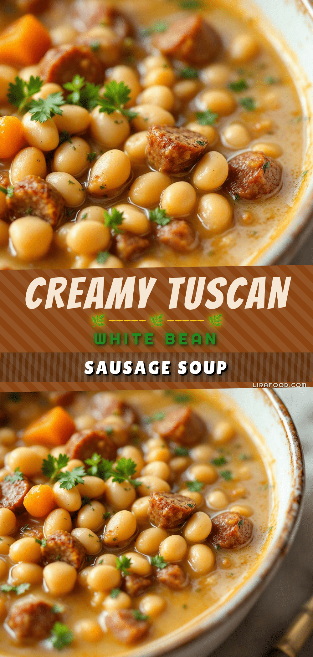 Tuscan white bean and sausage soup recipe